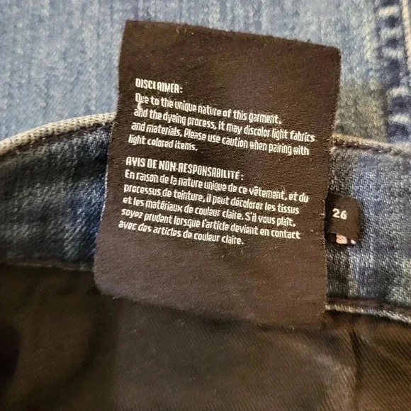 3x1 N.Y.C W4 Colette Slim Crop Jeans High Rise Frayed Distressed Jeans(26) - Picture 10 of 10